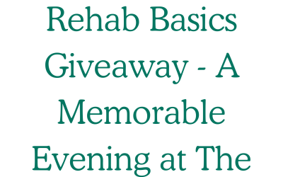 Leanne Wins HM Rehab Basics Giveaway – A Memorable Evening at The RAJ